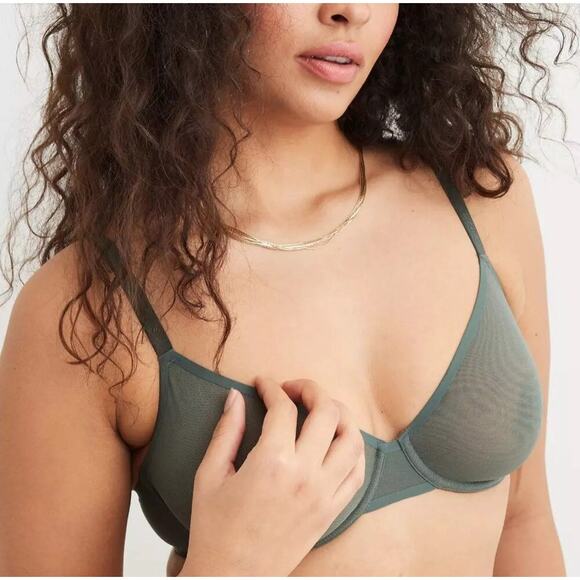 NWT Aerie SMOOTHEZ Mesh Unlined Bra Bundle OF 2 Bra's Size 36C - Picture 5 of 6